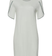 Una Crochetta Stitch Cotton Nightgown | Green Beryl 74771-2707